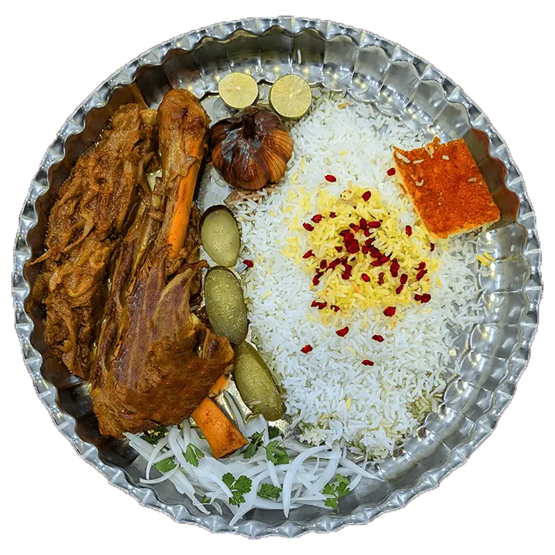 چلو ماهیچه گوسفندی